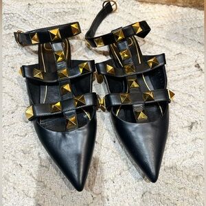 Valentino Roman stud flats